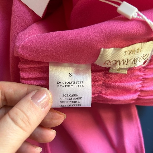 NWT Torn by Ronny Kobo Max Top Pink - Picture 8 of 10